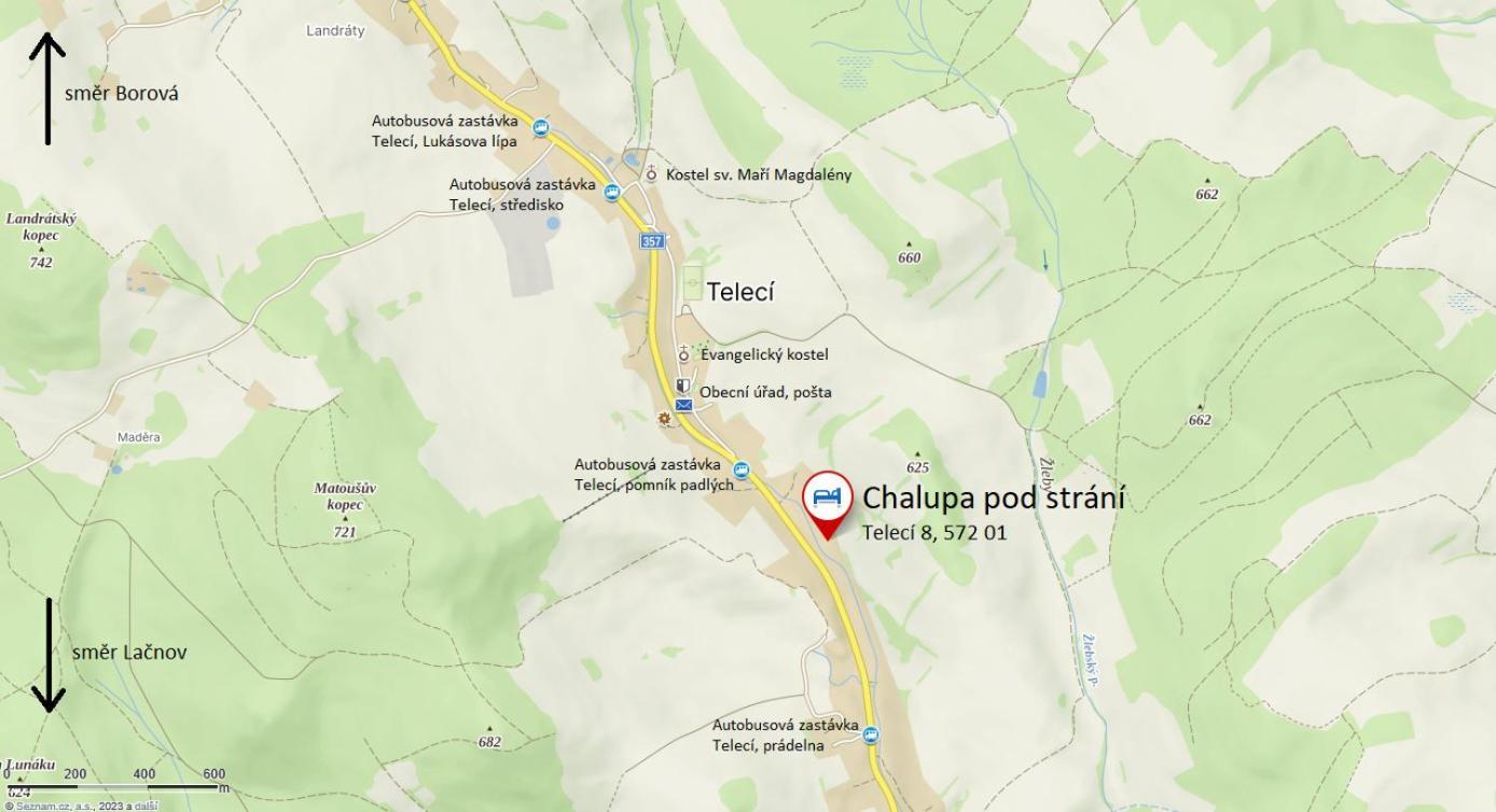 Chalupa Pod Strani Teleci Luaran gambar