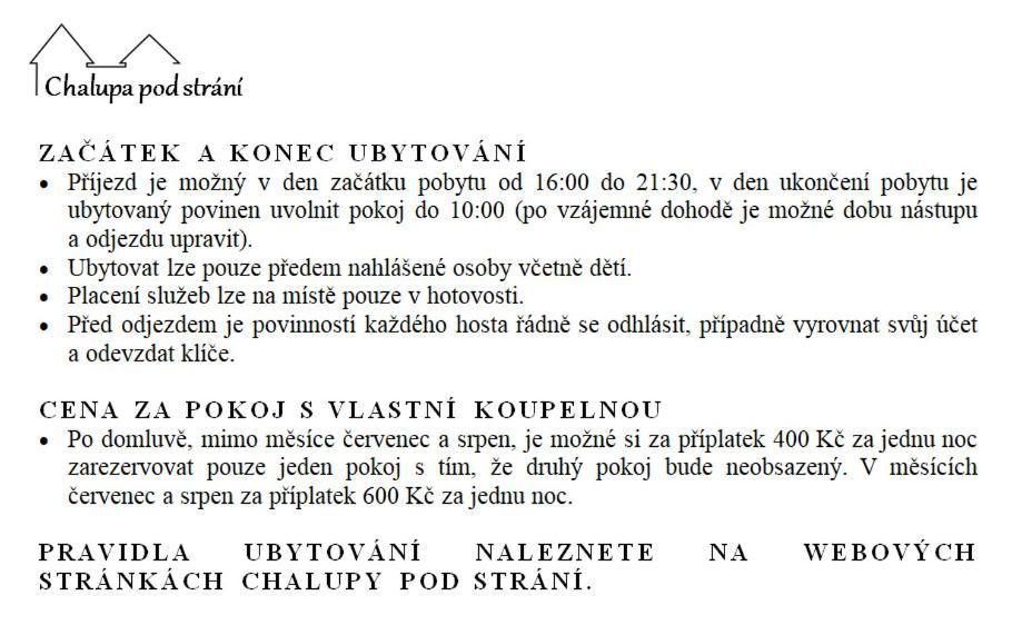 Chalupa Pod Strani Teleci Luaran gambar